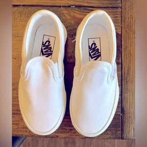 Boys slip on vans - never worn!